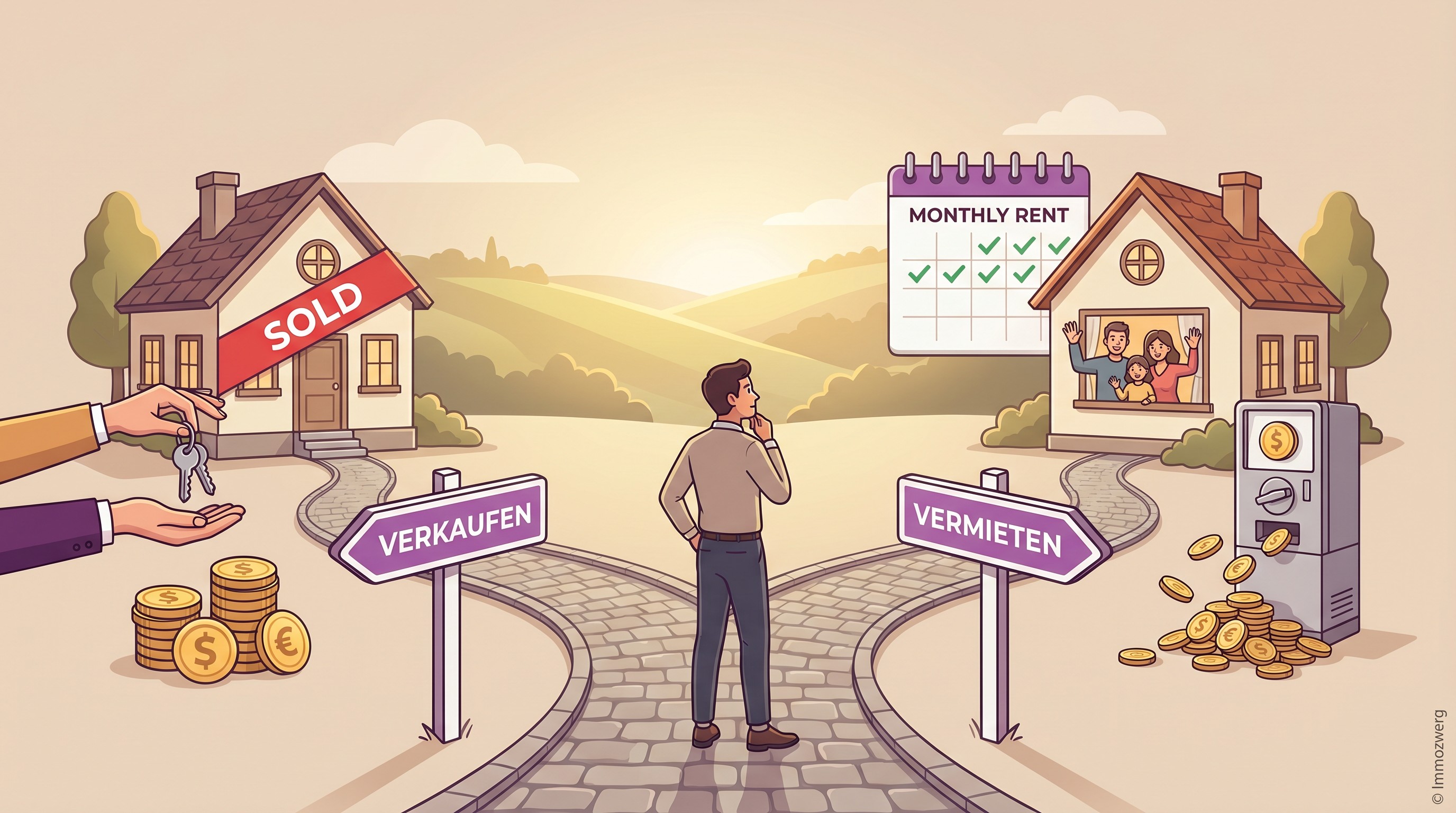 Verkaufen oder Vermieten? Was passt zu dir?